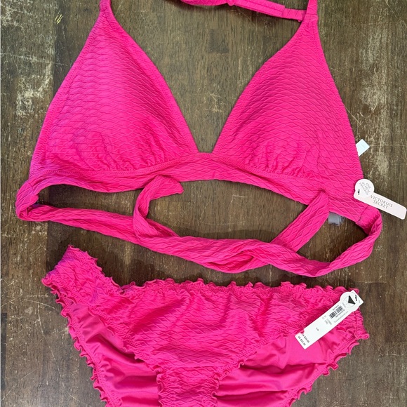 Victoria's Secret Hot Pink Bikini Set - Picture 1 of 7